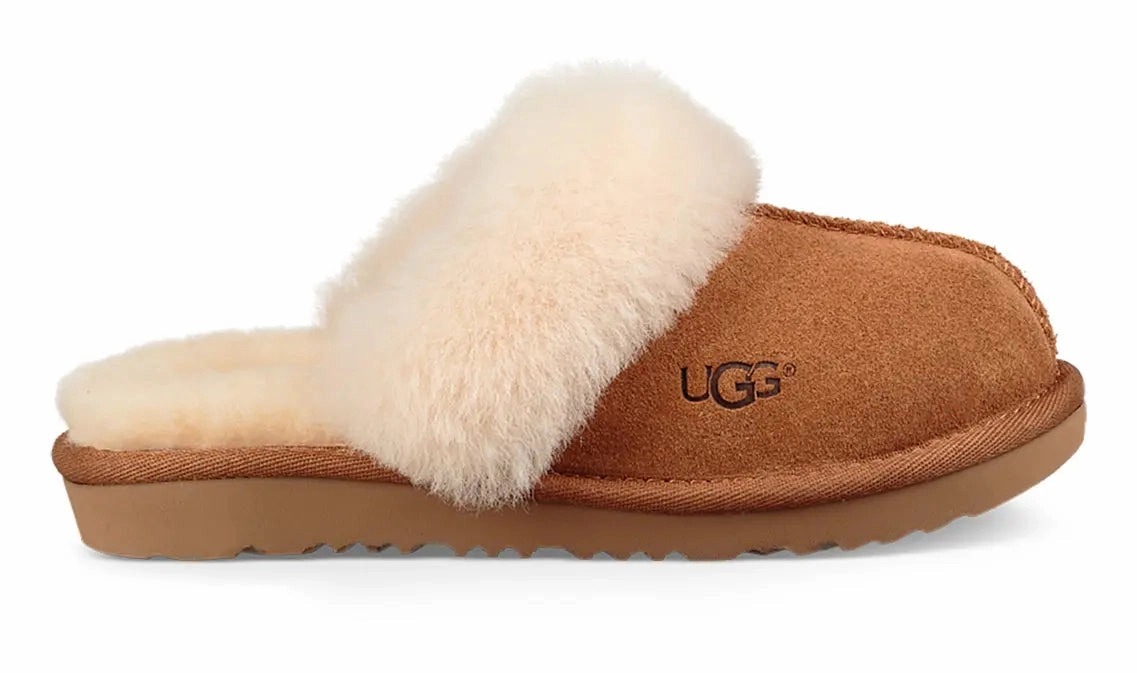 Kids UGG Cozy II  Soft & Fluffy Slip-On Slipper for Indoor & Outdoor Wear Ugg cozy footwear visuals