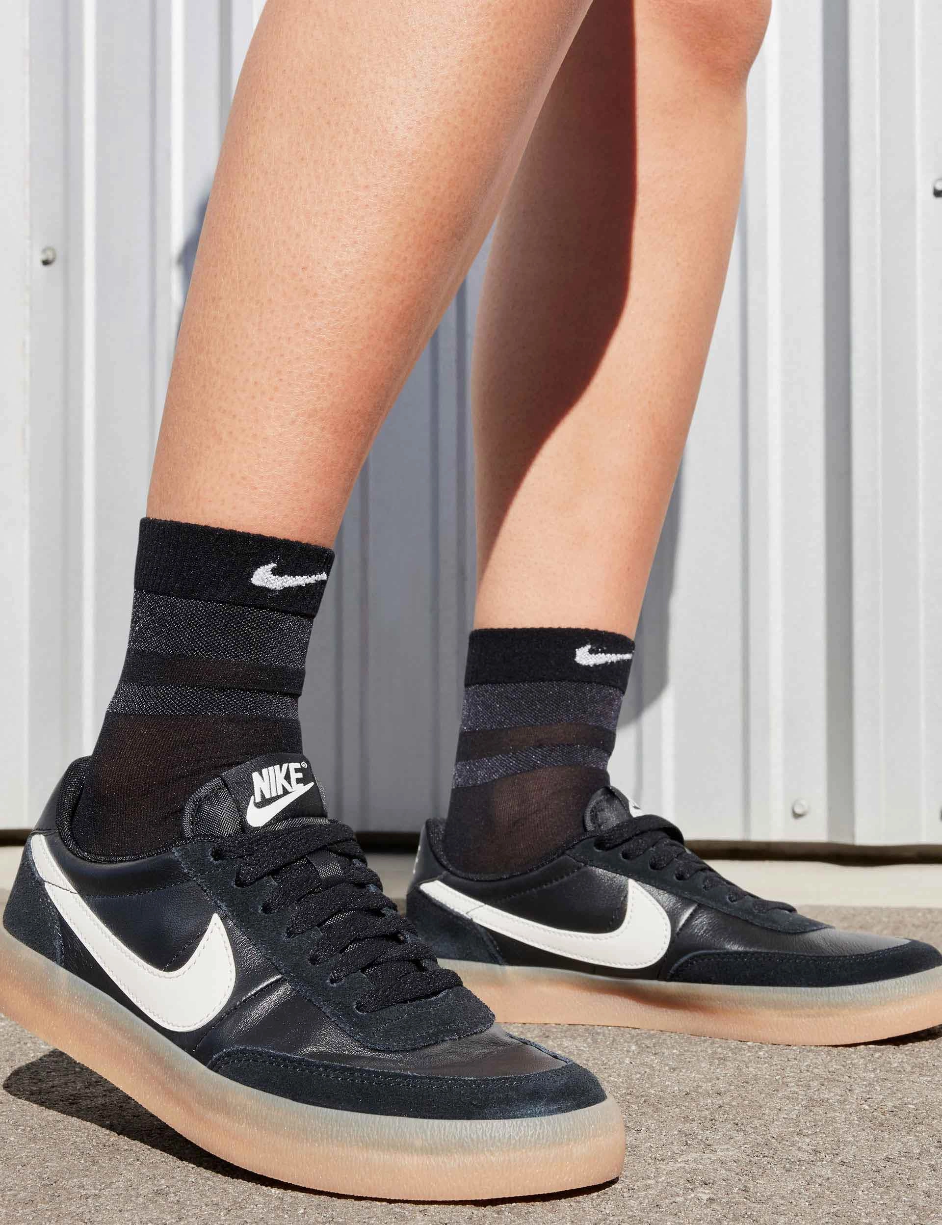 Killshot 2 Shoes - Black/Gum Yellow/Sail Nike women's stylish athletic footwear