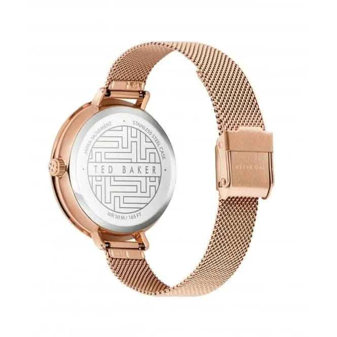 Ladies Ammy Hearts Rose Gold Tone Mesh Watch BKPAMF107