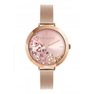 Ladies Ammy Hearts Rose Gold Tone Mesh Watch BKPAMF107