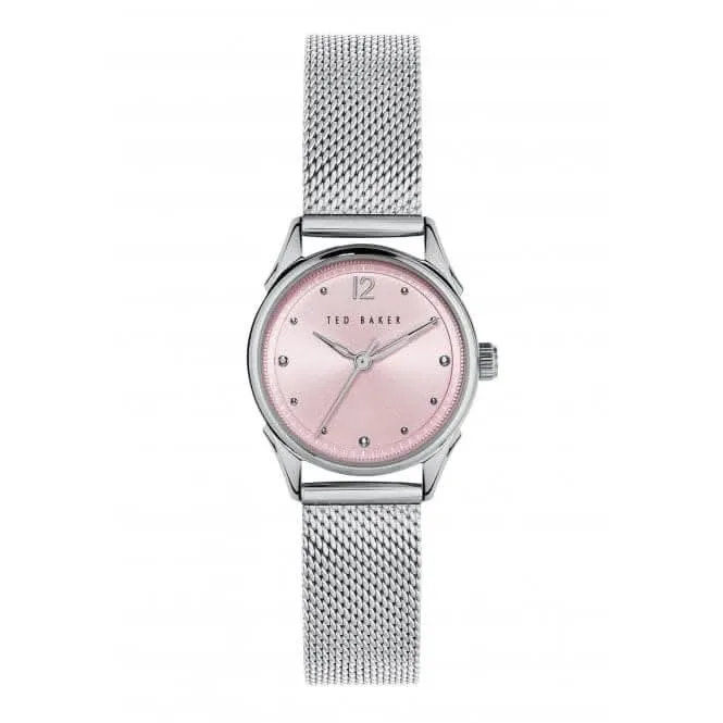 Ladies Luchiaa Stainless Steel Silver-Tone Watch BKPLUS210