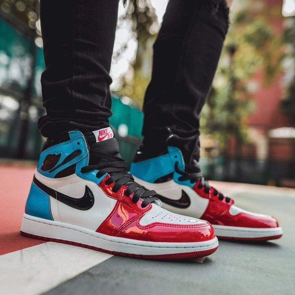 Les Twins x Air Jordan 1 Retro High OG 'Fearless' Air Jordan 1 vintage style sneakers