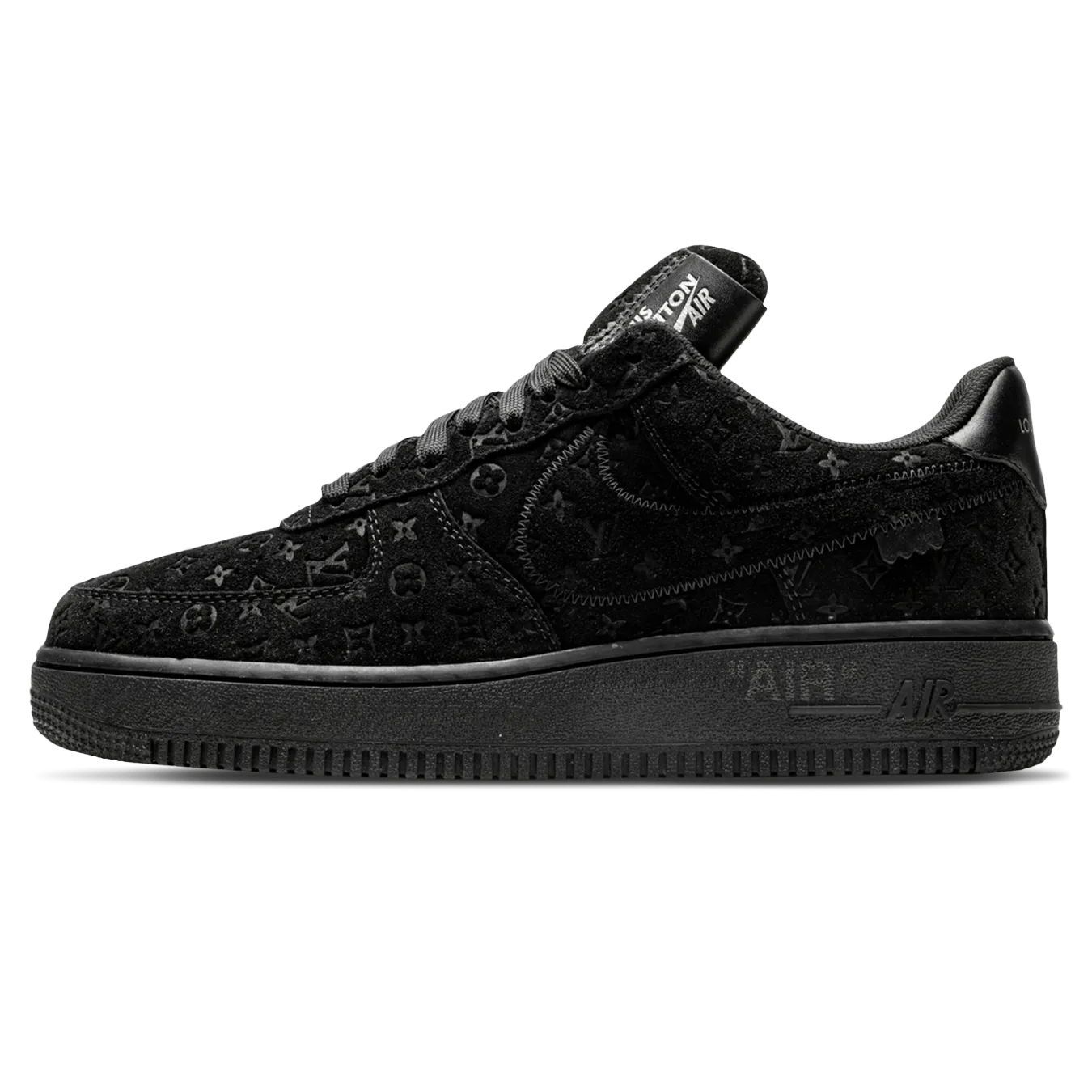 Louis Vuitton Nike Air Force 1 Low By Virgil Abloh Black Anthracite Nike Air Force 1 timeless sneakers for any outfit