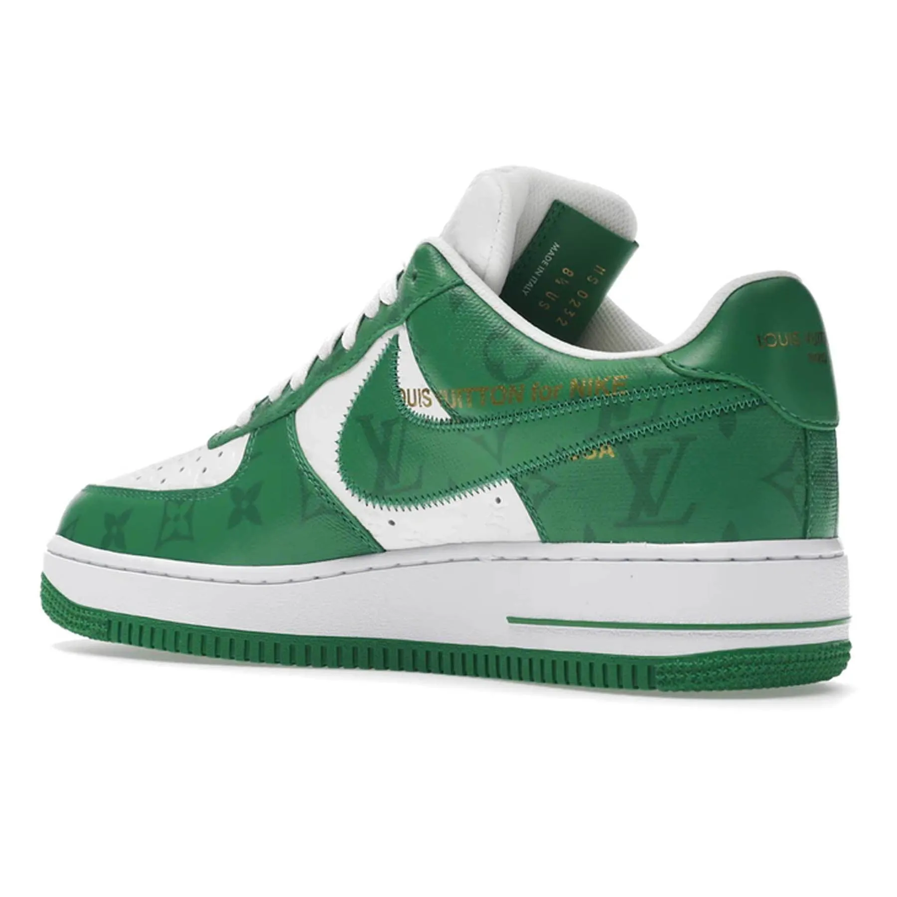 Louis Vuitton Nike Air Force 1 Low By Virgil Abloh White Green Nike Air Force 1 low-top sneakers