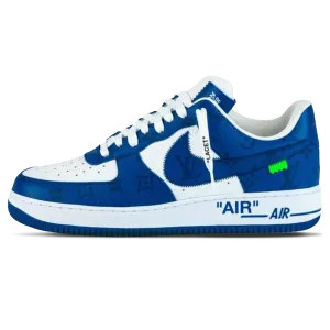 Louis Vuitton Nike Air Force 1 Low By Virgil Abloh White Royal Nike Air Force 1 timeless sneakers for any outfit