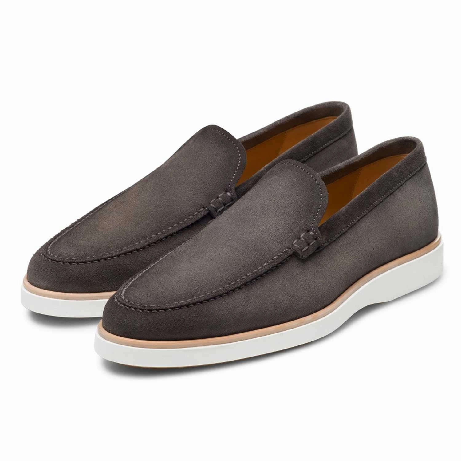 Lourenco Venetian Slip On Magnanni premium leather dress shoes