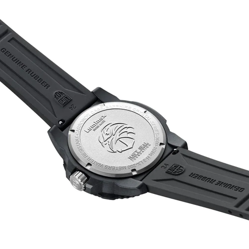 Luminox Men's Quartz Watch - Navy SEAL Foundation Black Rubber Strap | XS.3602.NSF Luminox Watches