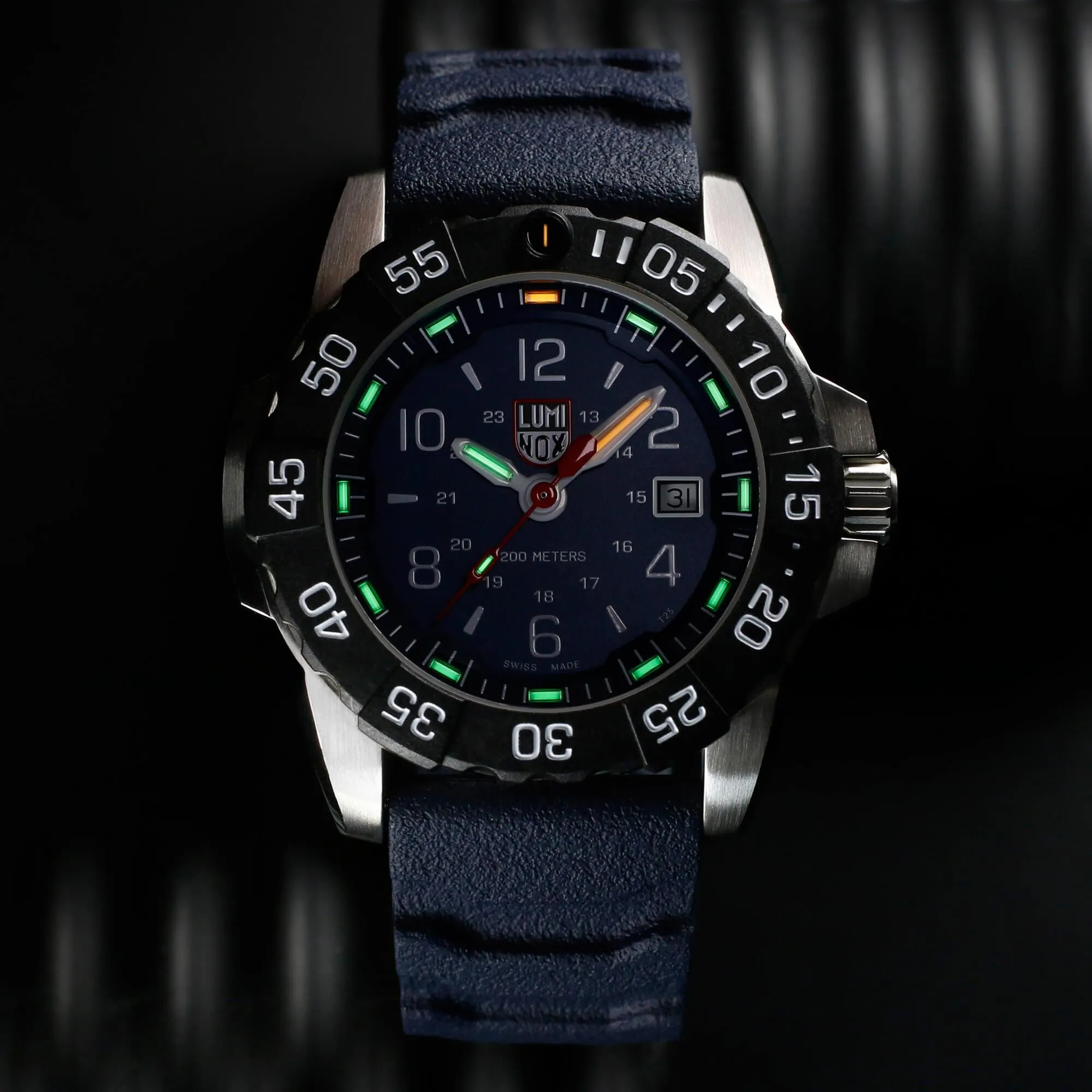 Luminox Men's Watch - Navy Seal Swiss Quartz Rotating Bezel Blue Strap | XS.3253.CB Luminox Watches