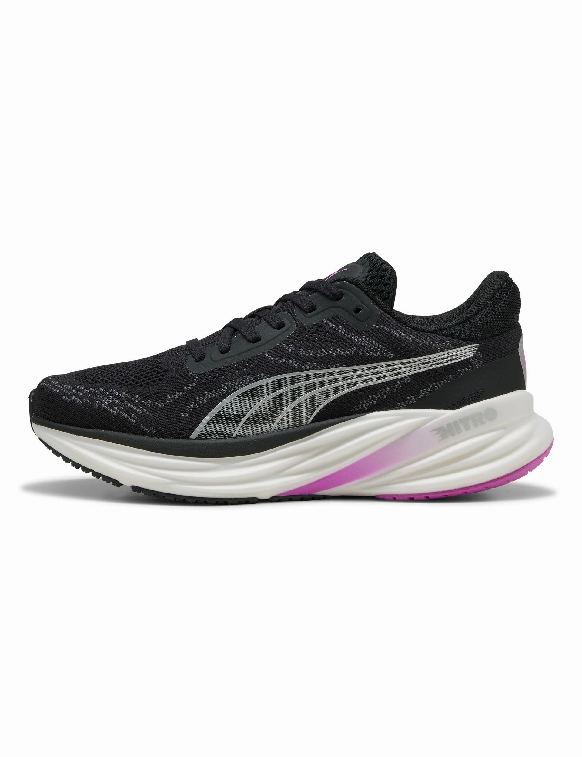 Magnify NITRO 2 Shoes - Black/Pure Magenta Puma women's stylish sport footwear