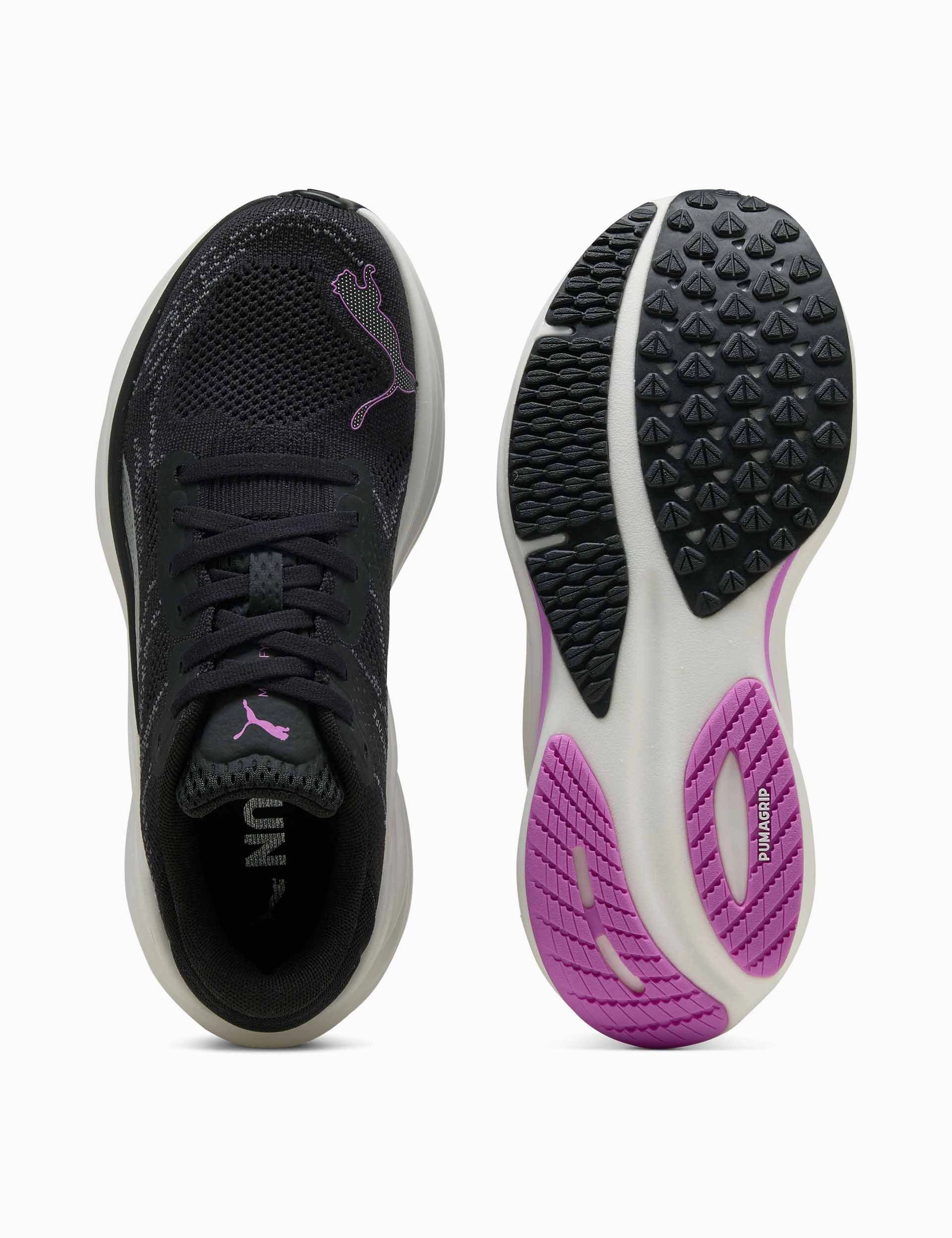 Magnify NITRO 2 Shoes - Black/Pure Magenta Puma women's stylish sport footwear