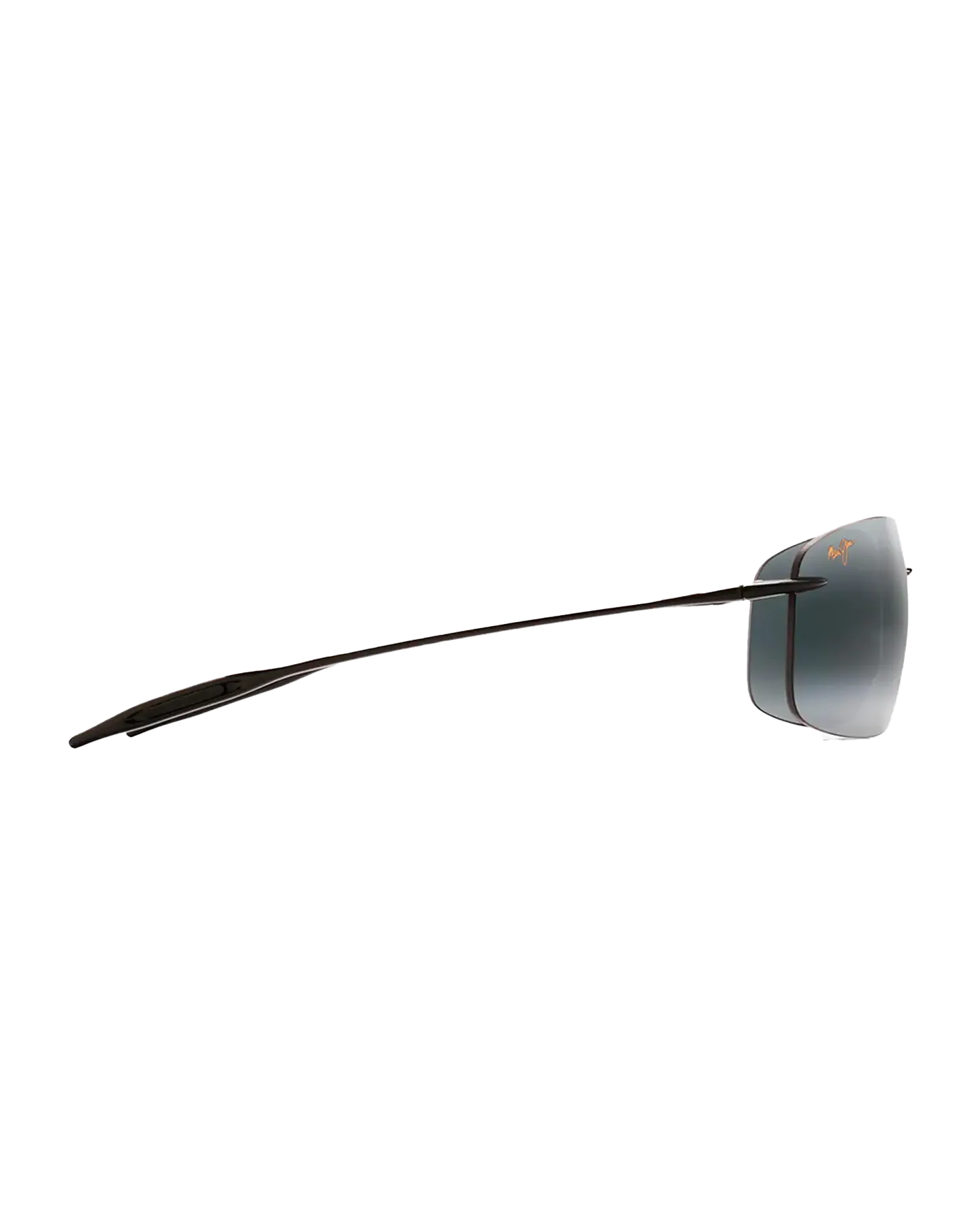 Maui Jim Sunglasses Breakwall Polarised Sunglasses in Gloss Black & Neutral Grey