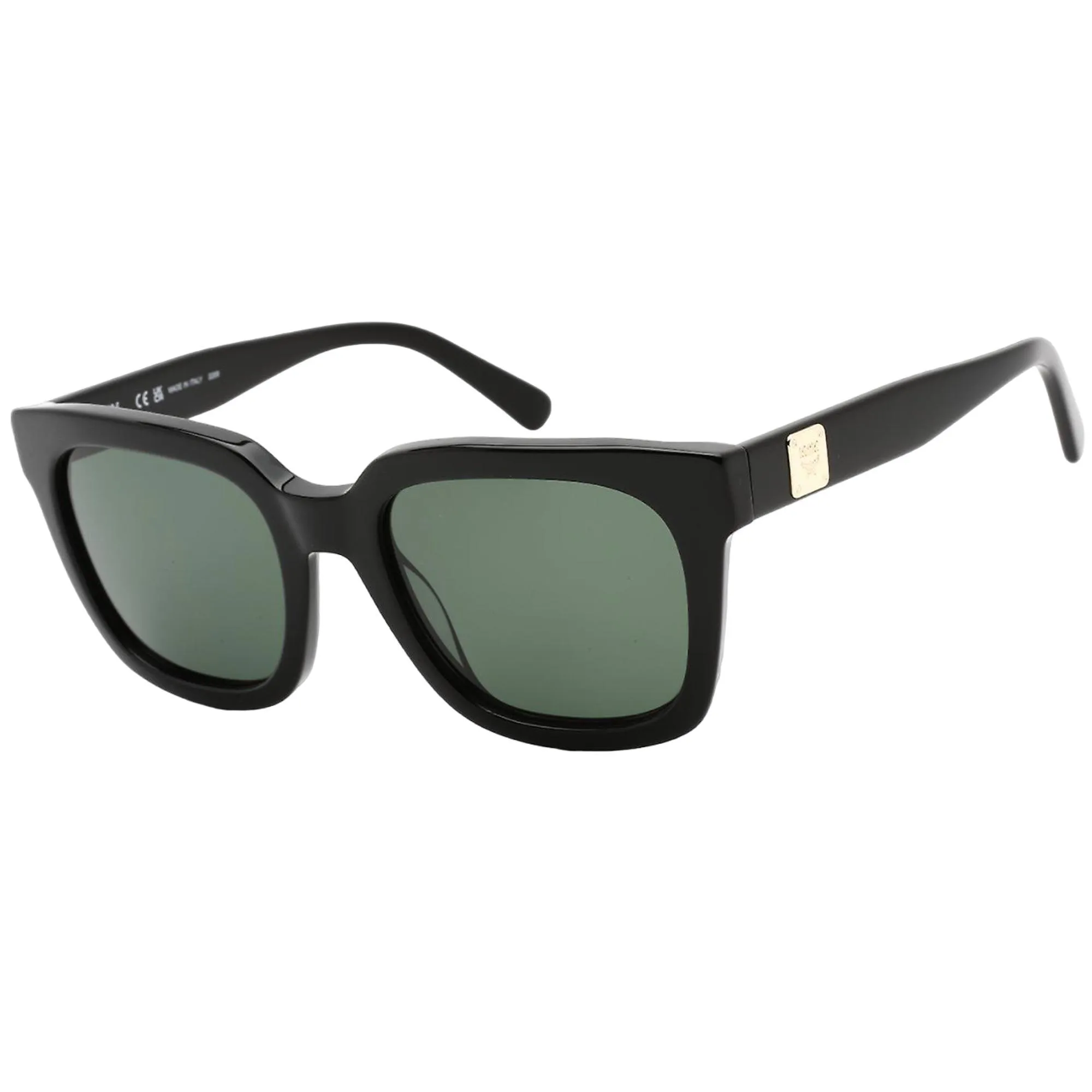 MCM Women's Sunglasses - Green Rectangular Full Rim Acetate Frame | MCM610S 001 Mcm Sunglasses
