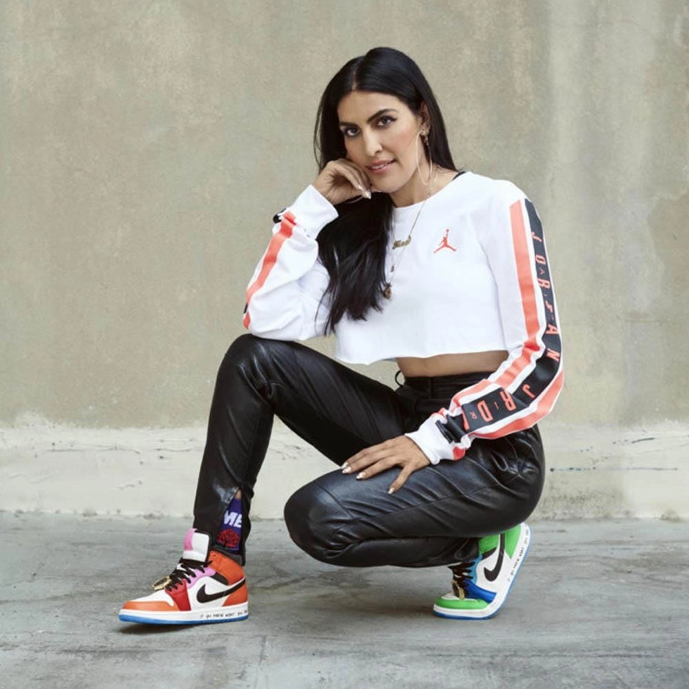 Melody Ehsani x Wmns Air Jordan 1 Mid 'Fearless' Air Jordan 1 classic sneakers