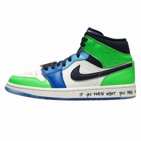 Melody Ehsani x Wmns Air Jordan 1 Mid 'Fearless' Air Jordan 1 sneakers with heritage court style