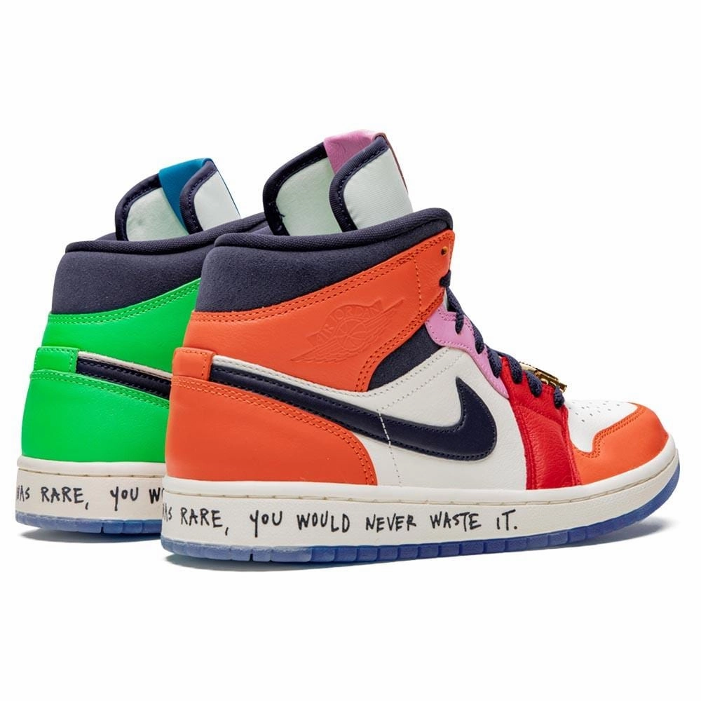 Melody Ehsani x Wmns Air Jordan 1 Mid 'Fearless' Air Jordan 1 classic sneakers