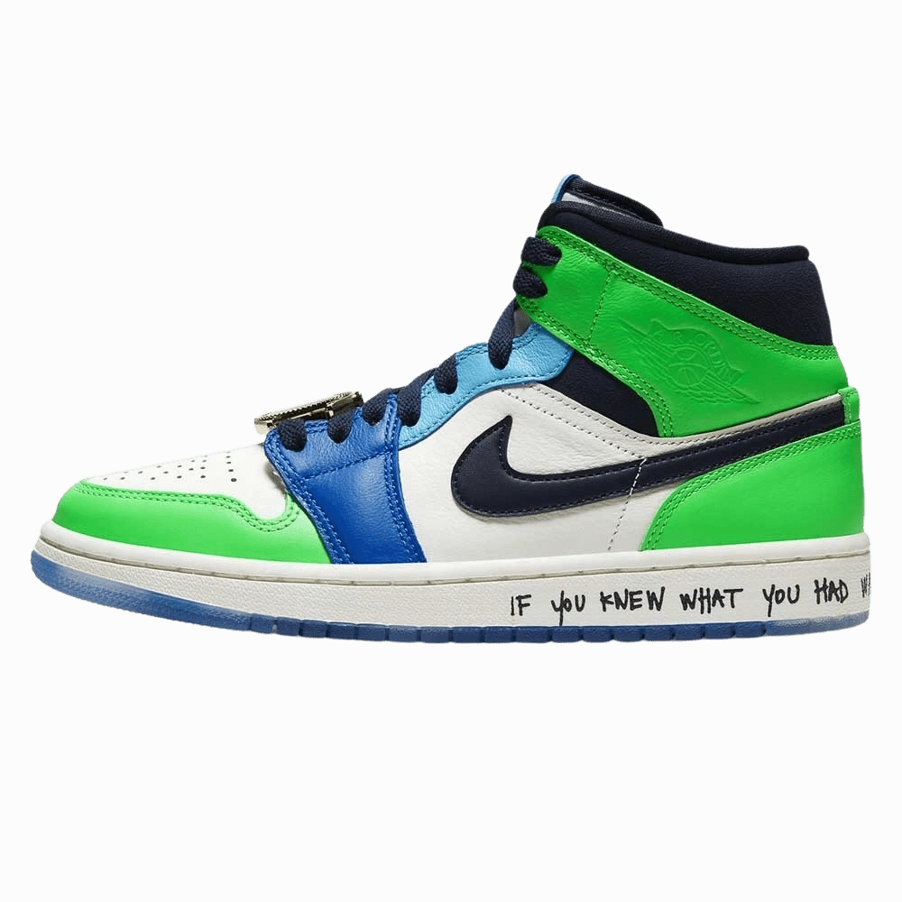 Melody Ehsani x Wmns Air Jordan 1 Mid 'Fearless' Air Jordan 1 sneakers with heritage court style