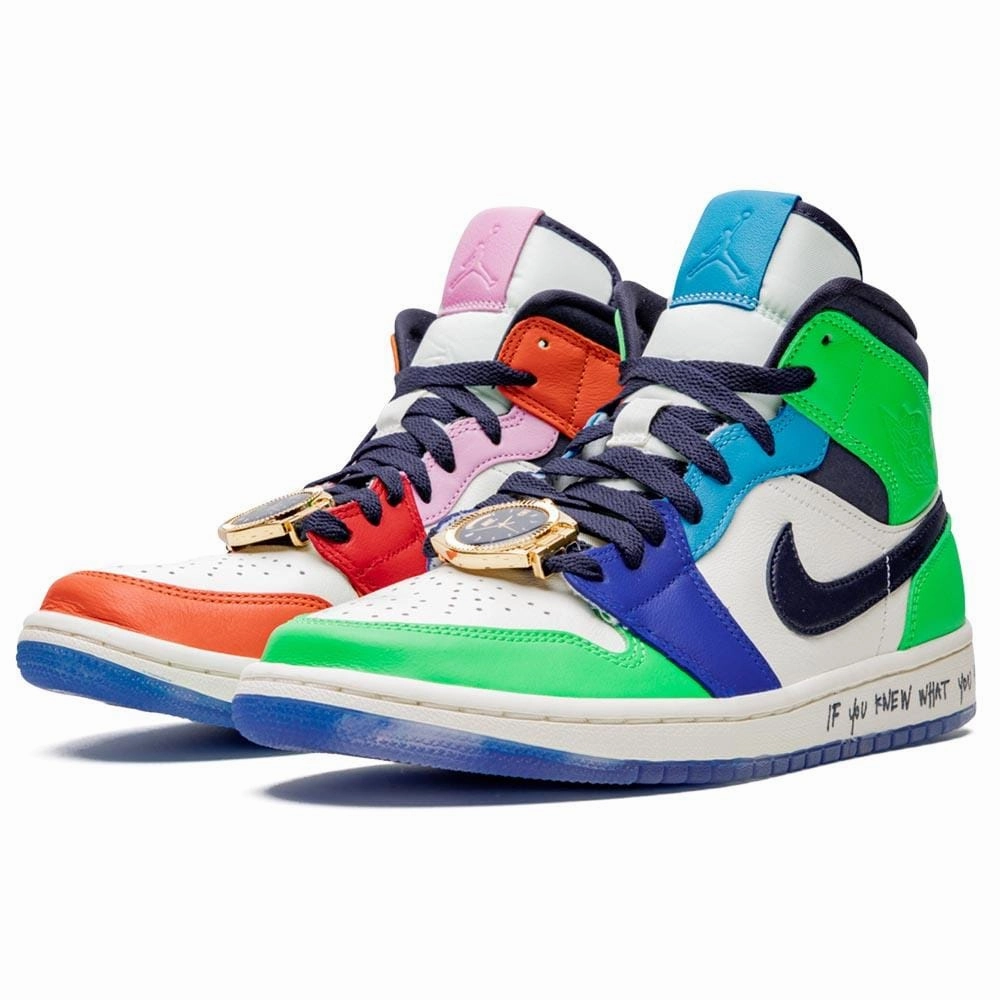 Melody Ehsani x Wmns Air Jordan 1 Mid 'Fearless' Air Jordan 1 classic sneakers