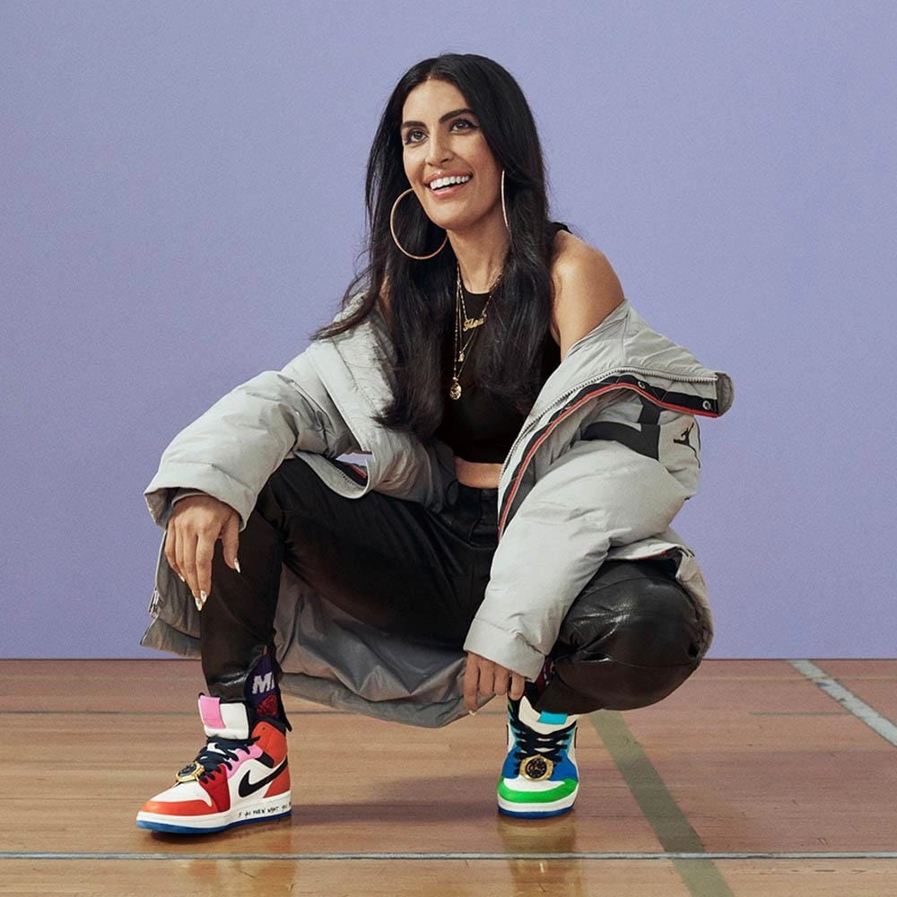 Melody Ehsani x Wmns Air Jordan 1 Mid 'Fearless' Air Jordan 1 classic sneakers
