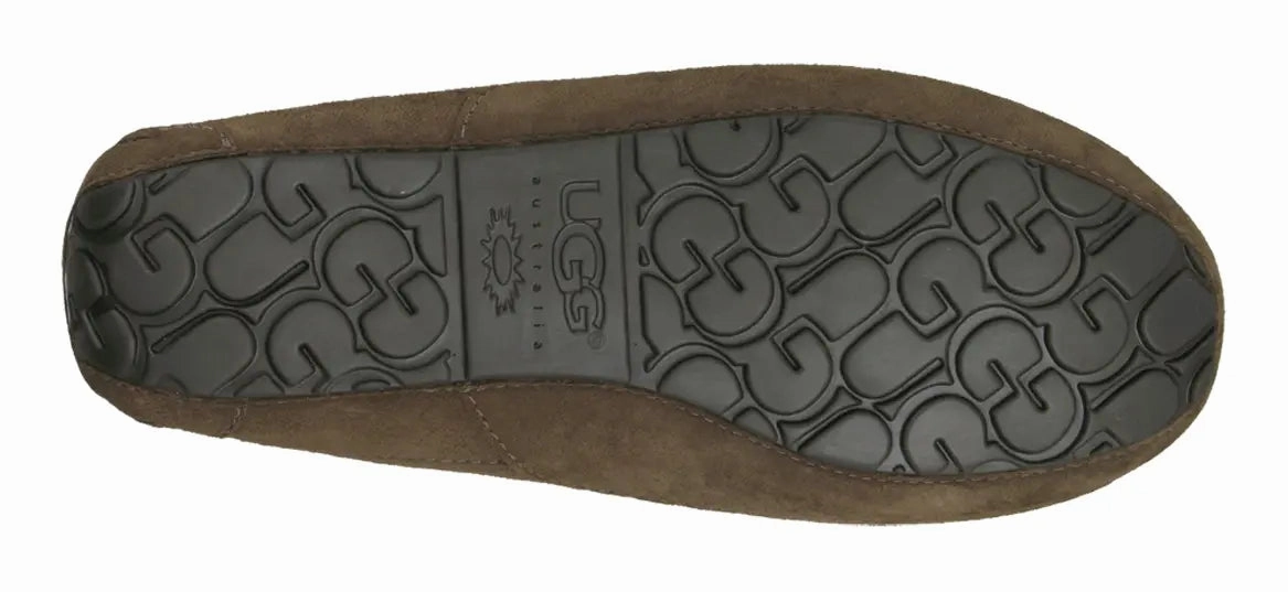 Mens UGG Ascot (Suede)  Classic Moc-Toe Slipper with Indoor/Outdoor Comfort Ugg cozy footwear visuals