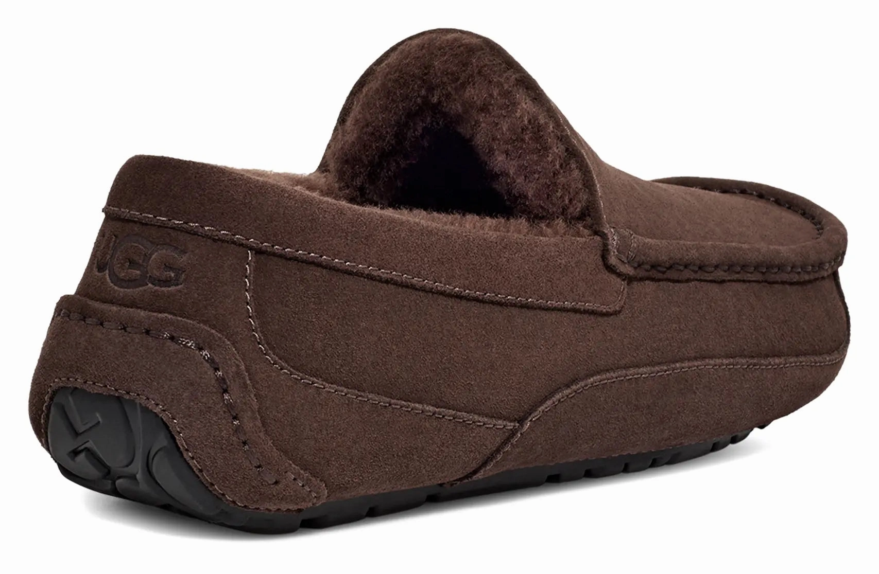 Mens UGG Ascot (Suede)  Classic Moc-Toe Slipper with Indoor/Outdoor Comfort Ugg cozy footwear visuals