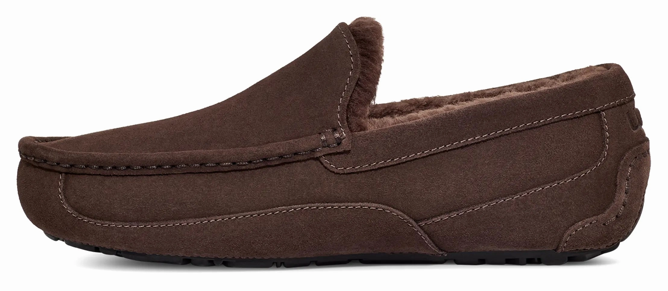 Mens UGG Ascot (Suede)  Classic Moc-Toe Slipper with Indoor/Outdoor Comfort Ugg cozy footwear visuals