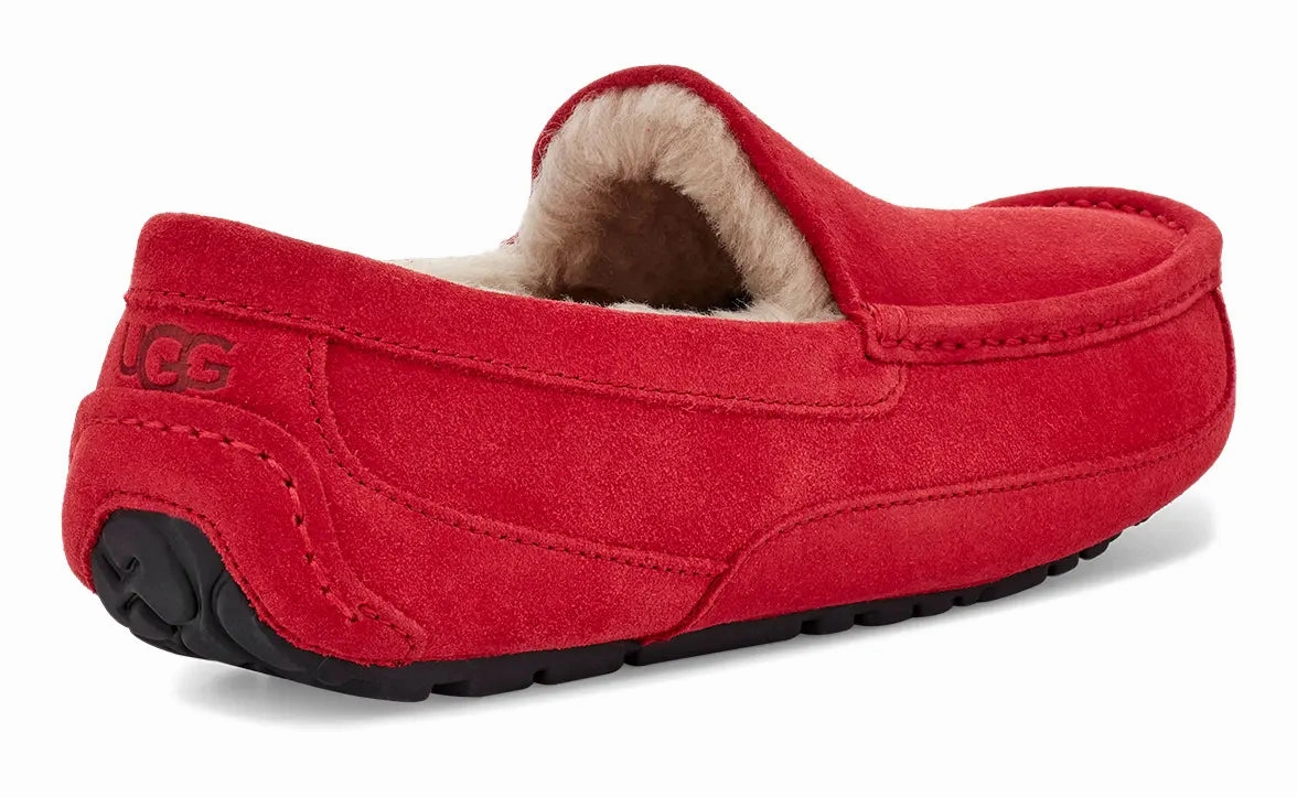 Mens UGG Ascot (Suede)  Classic Moc-Toe Slipper with Indoor/Outdoor Comfort Ugg cozy footwear visuals