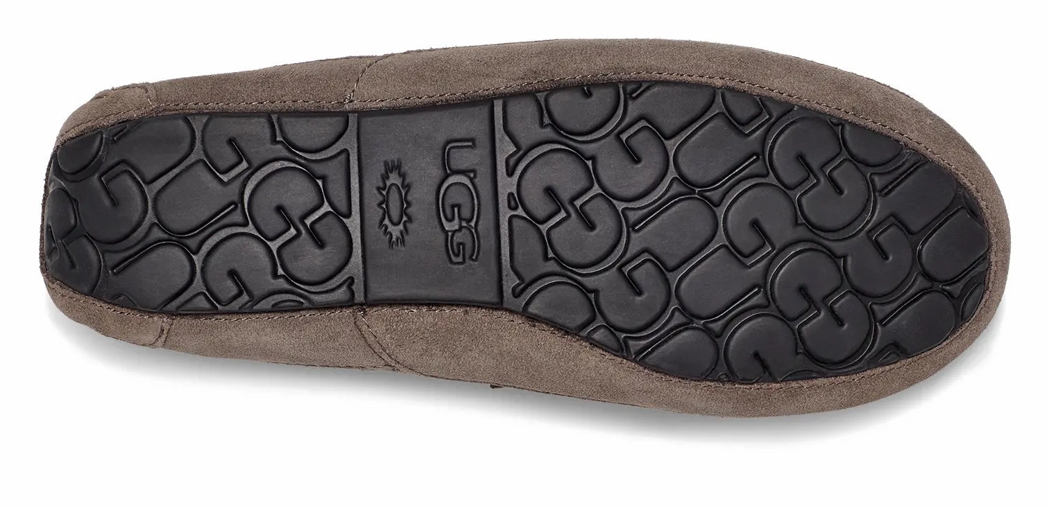 Mens UGG Ascot (Suede)  Classic Moc-Toe Slipper with Indoor/Outdoor Comfort Ugg cozy footwear visuals