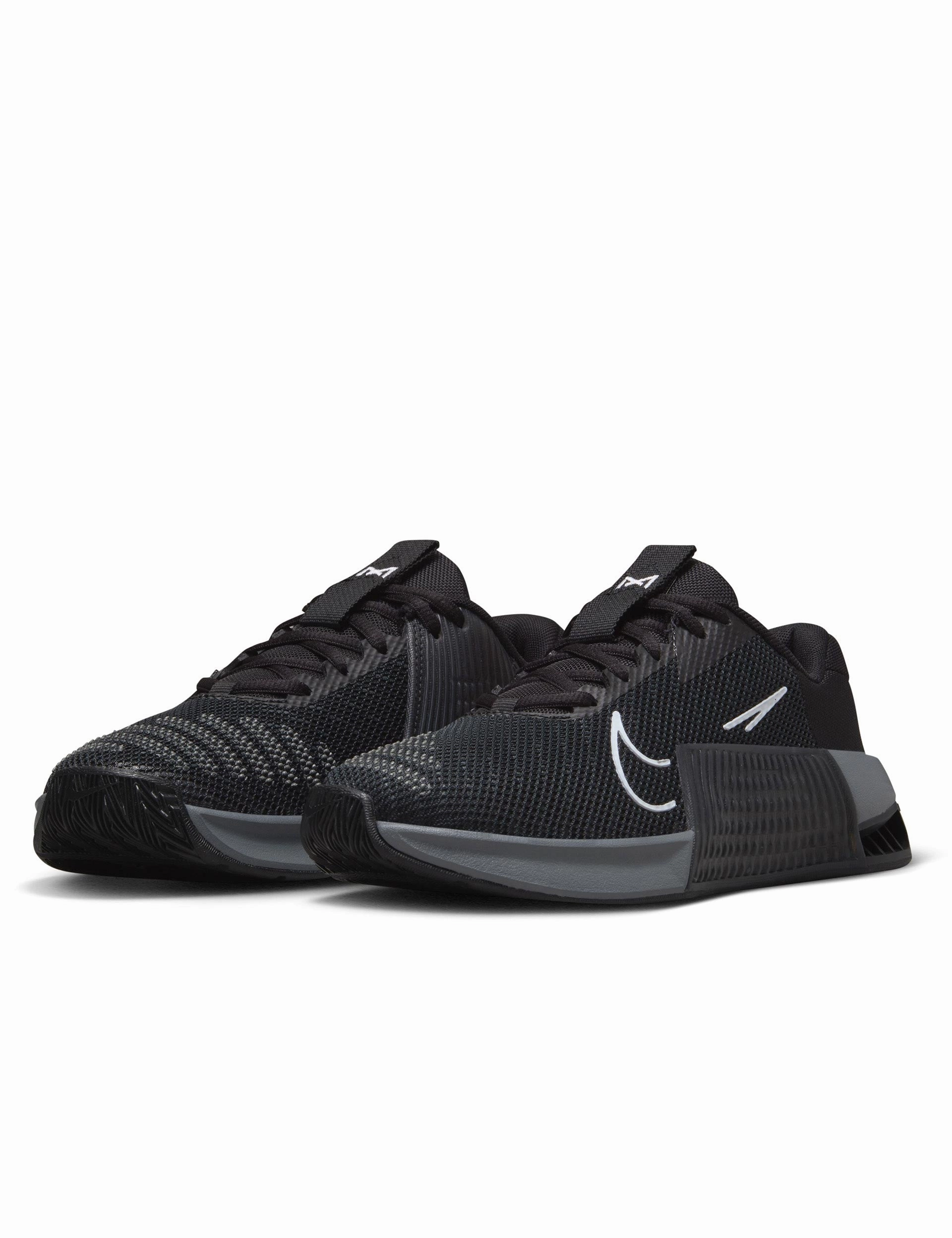 Metcon 9 Shoes - Black/Anthracite/Smoke Grey/White Nike women's stylish athletic footwear