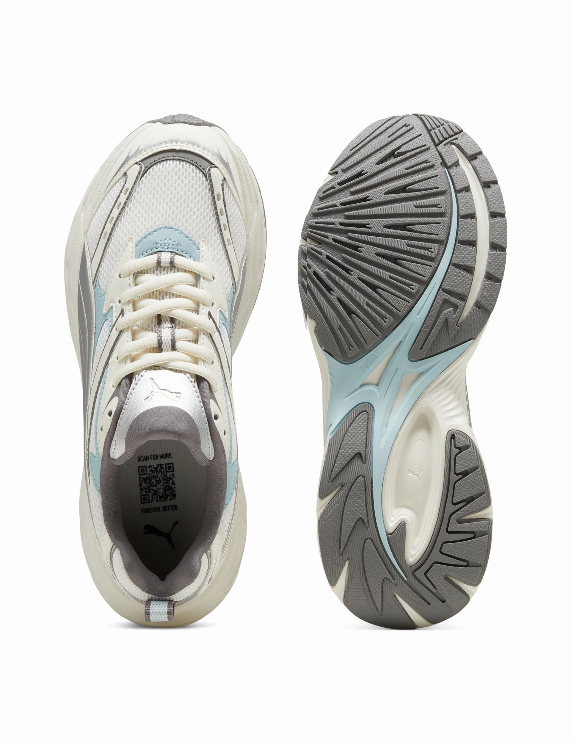 Morphic Sneakers - Warm White/Frosted Dew Puma women's stylish sport footwear