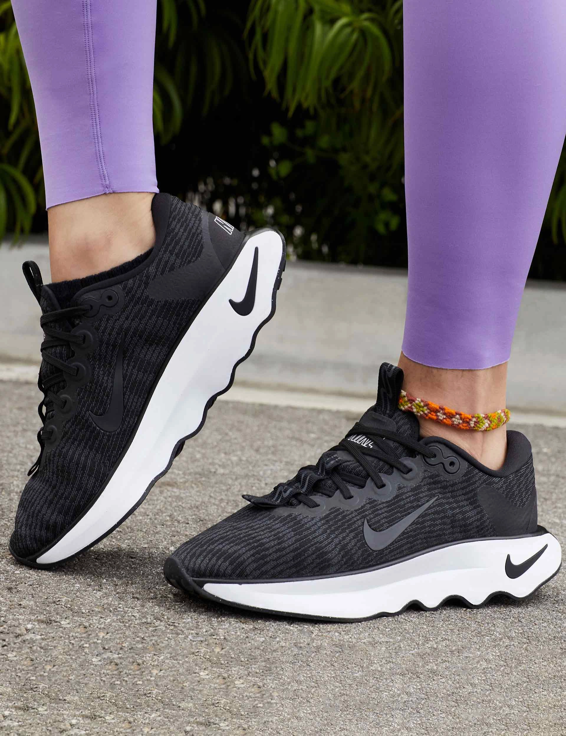 Motiva Shoes - Black/Anthracite/White Nike women's stylish athletic footwear