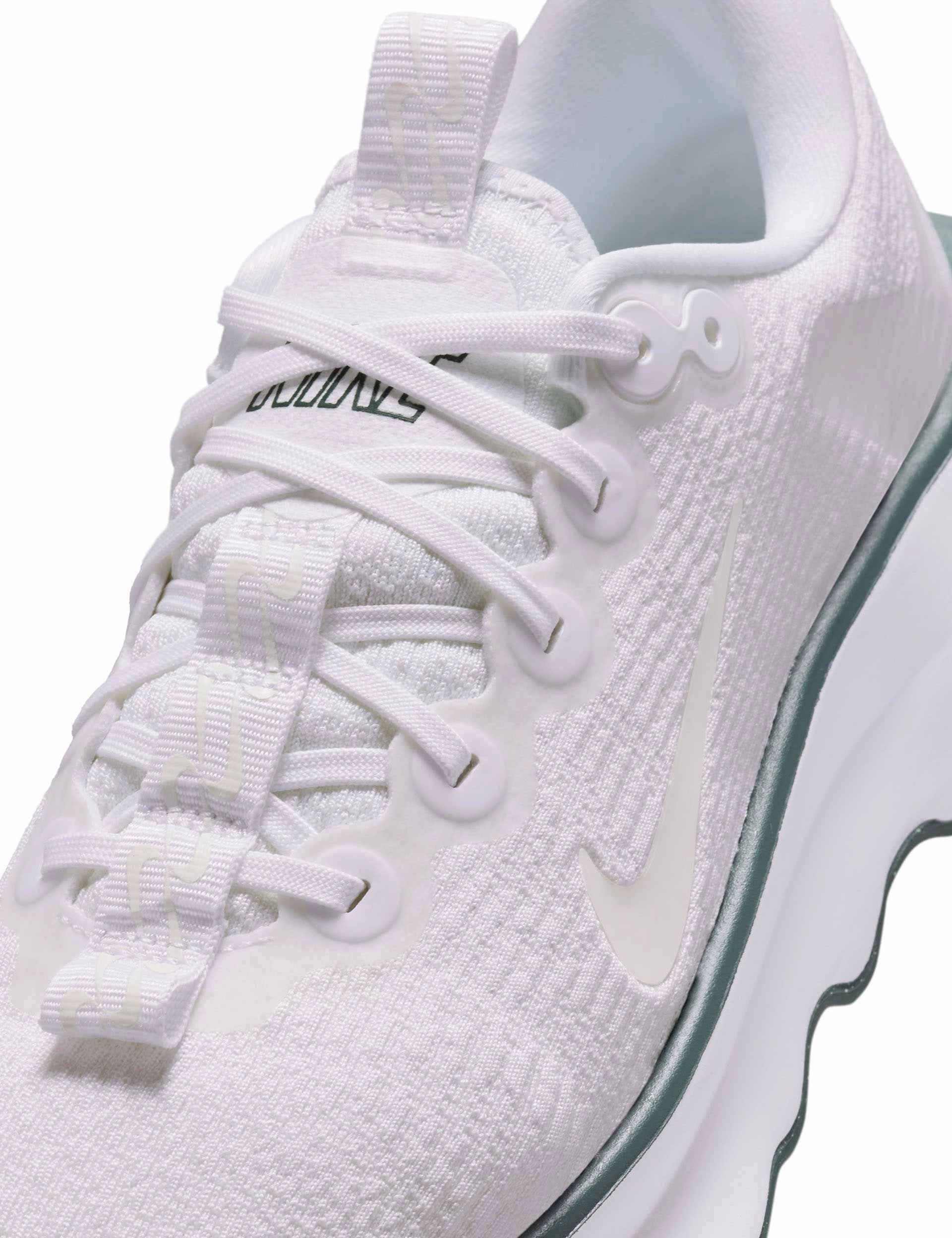 Motiva Shoes - White/Summit White/Vintage Green Nike women's stylish athletic footwear