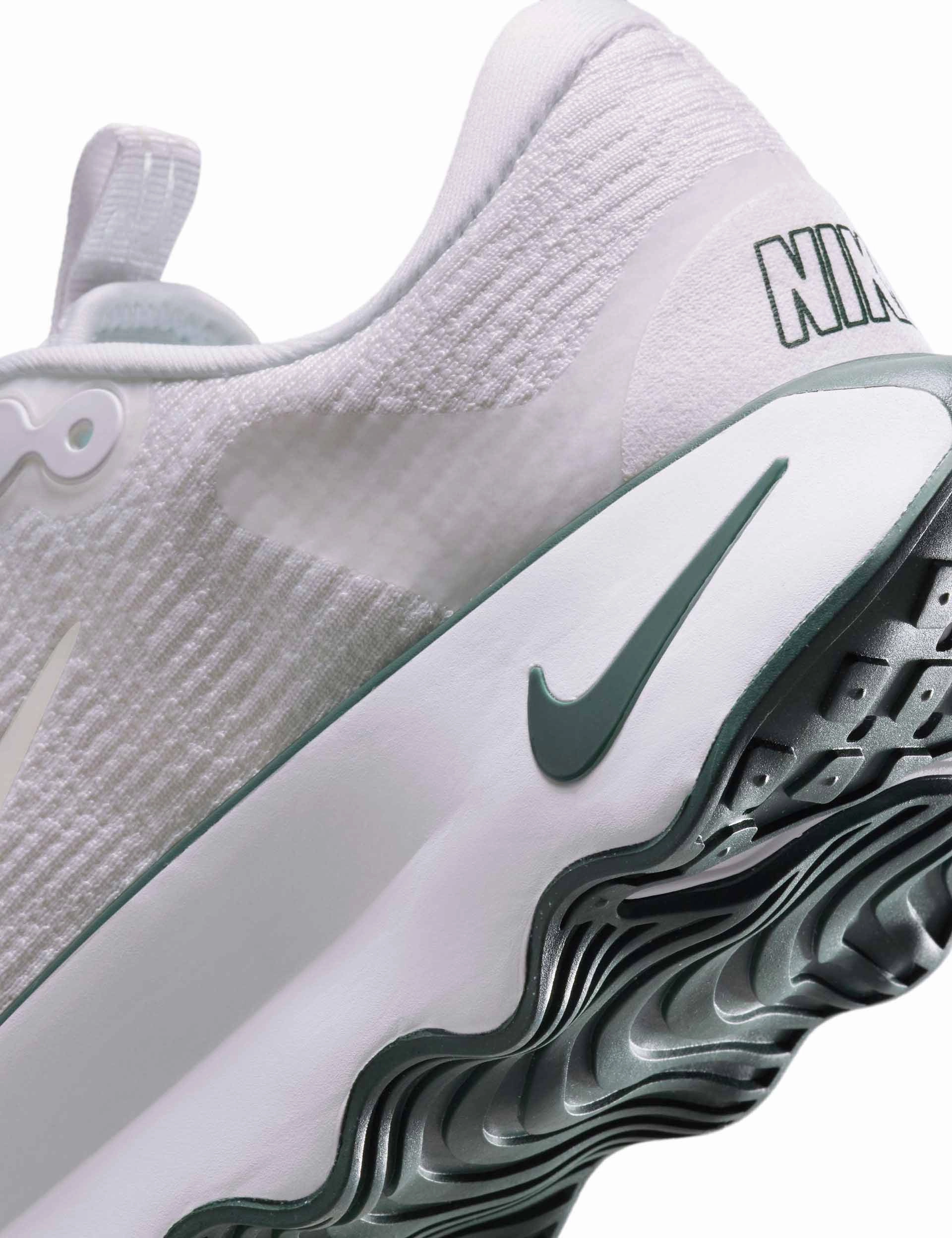 Motiva Shoes - White/Summit White/Vintage Green Nike women's stylish athletic footwear