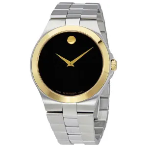 Movado Men's Bracelet Watch - Museum Classic Swiss Quartz Black Dial Steel | 0606909 Movado Watches