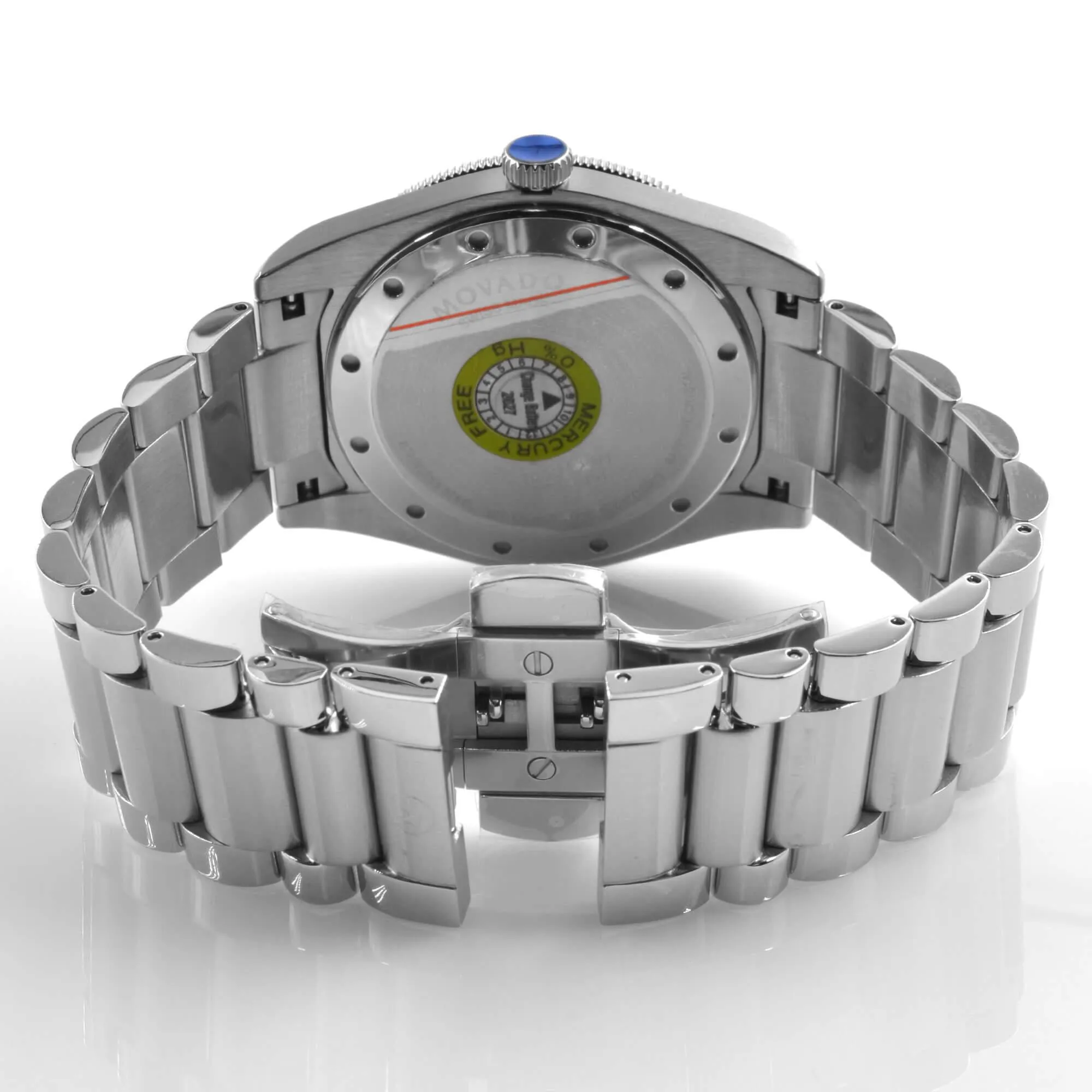 Movado Men's Quartz Watch - Sport Black Dial Stainless Steel Bracelet | 0607435 Movado Watches