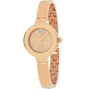 Movado Women's Quartz Watch - Bold Rose Gold Dial Bracelet | 3600286 Movado Women's Watches