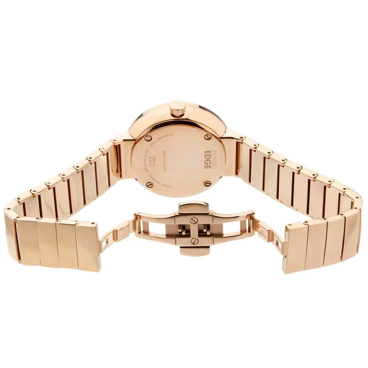 Movado Women's Quartz Watch - Edge Rose Gold Stainless Steel Bracelet | 3680013 Movado Women's Watches
