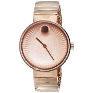 Movado Women's Quartz Watch - Edge Rose Gold Stainless Steel Bracelet | 3680013 Movado Women's Watches