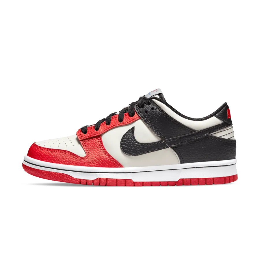 NBA x Nike Dunk Low EMB GS '75th Anniversary - Chicago' Nike Dunk casual shoes with iconic low-top shape