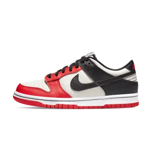 NBA x Nike Dunk Low EMB GS '75th Anniversary - Chicago' Nike Dunk casual shoes with iconic low-top shape