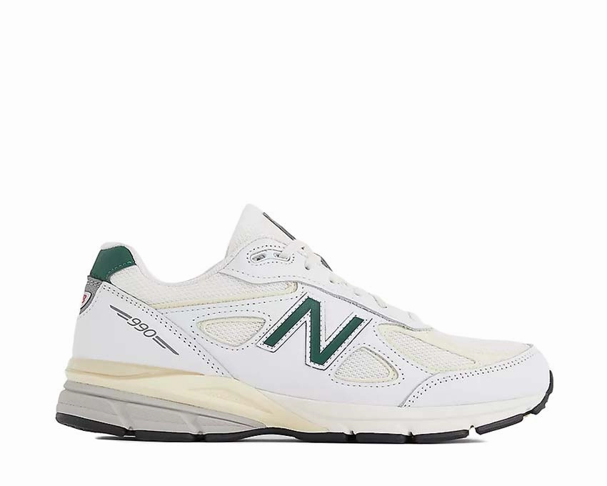 New Balance 990v4 Made in USA "Calcium" New Balance shoes with classic athletic silhouette