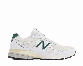 New Balance 990v4 Made in USA "Calcium" New Balance shoes with classic athletic silhouette