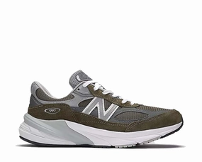 New Balance 990v6 Made in USA "Olive" New Balance shoes with classic athletic silhouette