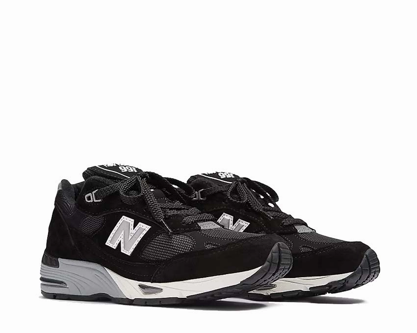 New Balance 991 Made in UK "Black Silver" New Balance athletic sneakers