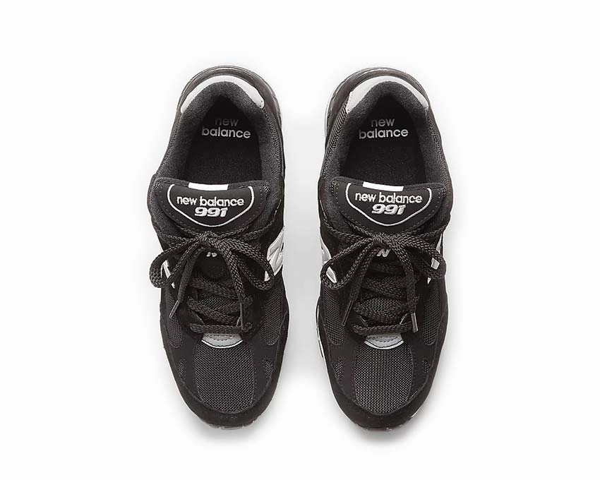 New Balance 991 Made in UK "Black Silver" New Balance athletic sneakers