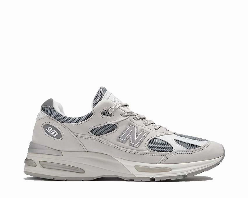 New Balance 991v2 Made in UK "Cool Grey" New Balance shoes with classic athletic silhouette