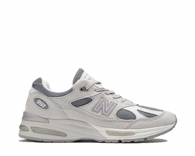 New Balance 991v2 Made in UK "Cool Grey" New Balance shoes with classic athletic silhouette