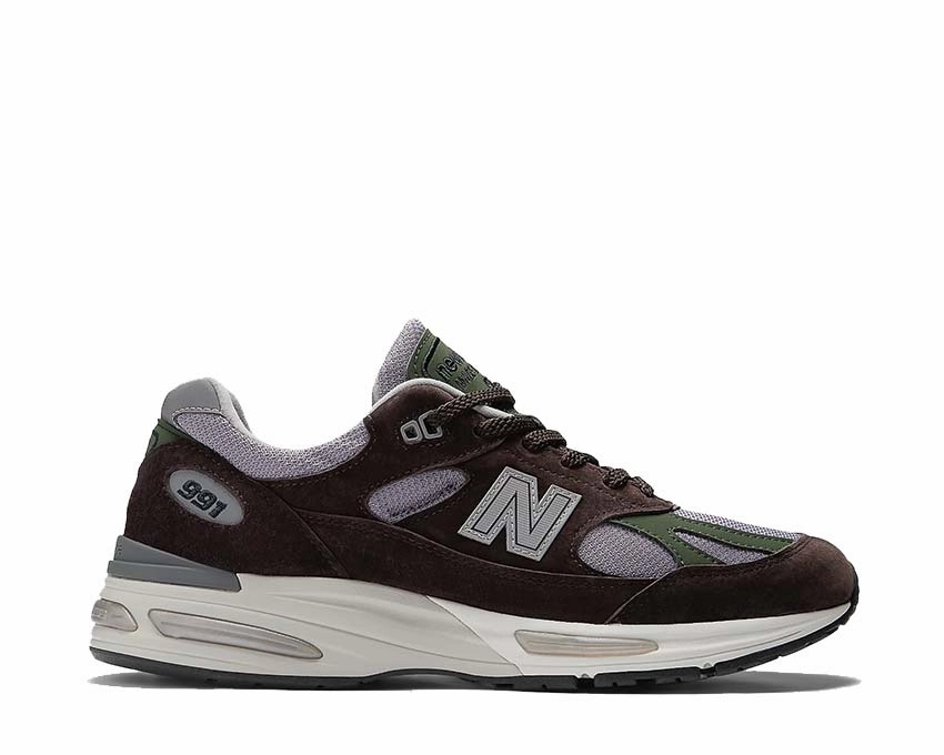 New Balance 991v2 Made in UK "Licorice" New Balance shoes with classic athletic silhouette
