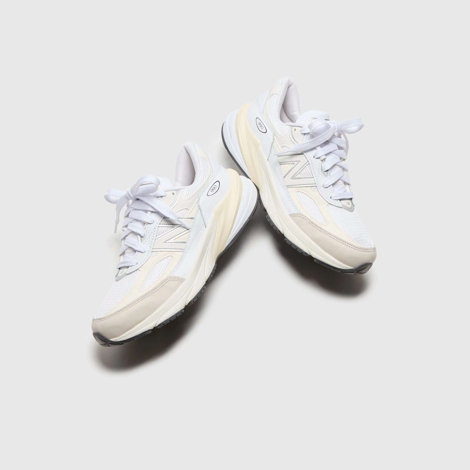 New Balance Made in USA 990v6 - White / Sea Salt Nike Air Force 1 edition