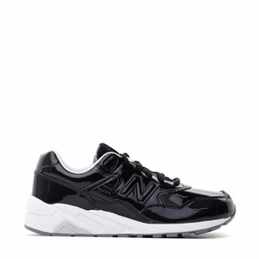 NEW BALANCE REVLITE WOMEN PATENT LEATHER BLACK SILVER WRT580MT New Balance classic shoe silhouettes