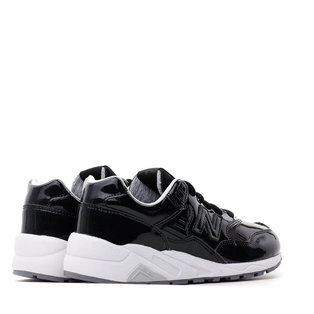 NEW BALANCE REVLITE WOMEN PATENT LEATHER BLACK SILVER WRT580MT classic New Balance pictures